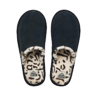 Reef Cozy Slipper Snow Leopard כפכפי חורף נשים ריף | נעלי בית חורף ריף