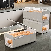 מתקן חדשני לאחסון ביצים במקרר ושליפה מהירה - EggBox Pro
