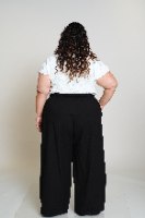 מכנסיי פלורי שחור