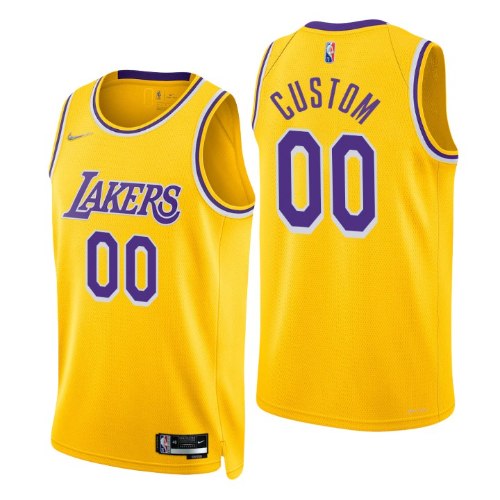 Los Angeles Lakers Custom #00 21-22