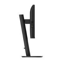 מסך מחשב עסקי 24 אינץ' Philips 24B2U3301 – מסך שחור המוצג במבט צד עם חיבורים גלויים בצדו עם 120Hz