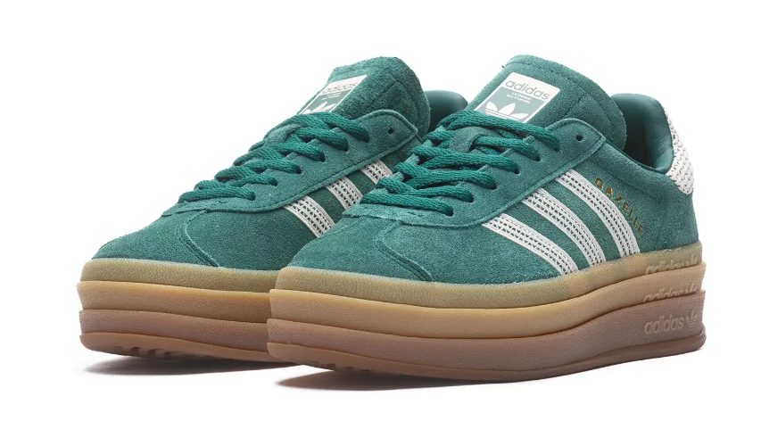 סניקרס Adidas Gazelle Bold ירוק חום