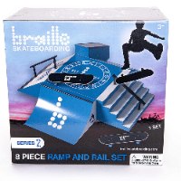 מארז מקפצות סקייטבורד מיני - Braille Skateboarding