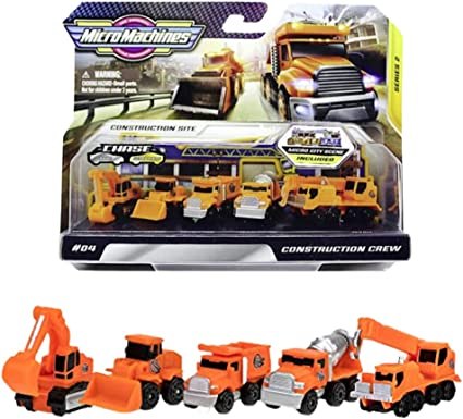 מיקרו מכונות צוות בנייה Micro Machines Construction Crew World Pack