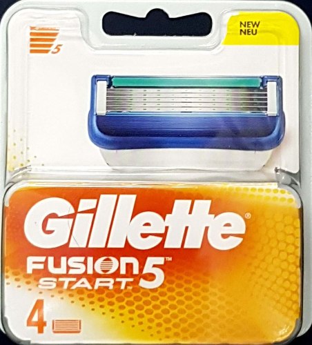 Gillette פיוז'ן START רביעיית סכינים