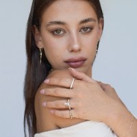טבעת יהלומים טבעיים