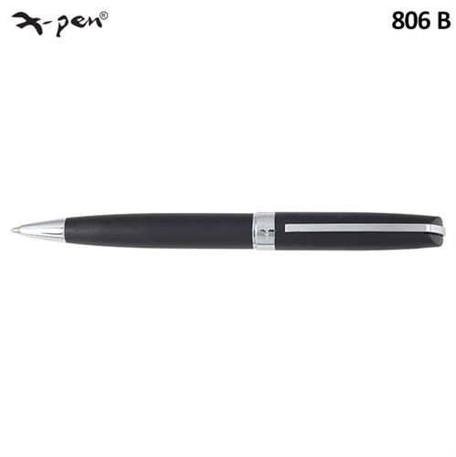 עט לג'נד אנודייז שחור כסף כדורי XP-806b X-Pen LEGEND Anodize