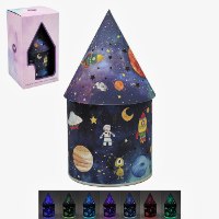 מנורת לילה מחליפה צבעים חלל Space - מארז לא מושלם