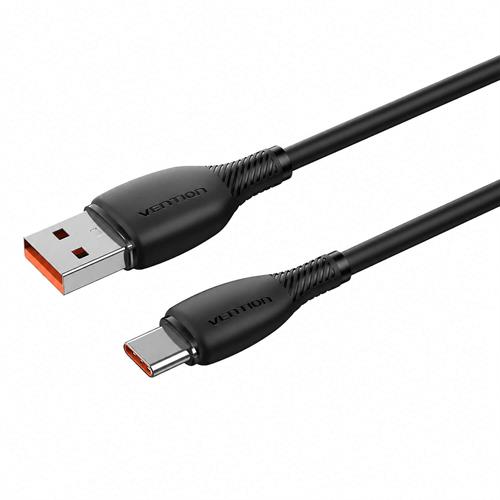 כבל טעינה גמיש Vention USB-A ל-USB-C 6A באורך 1 מטר