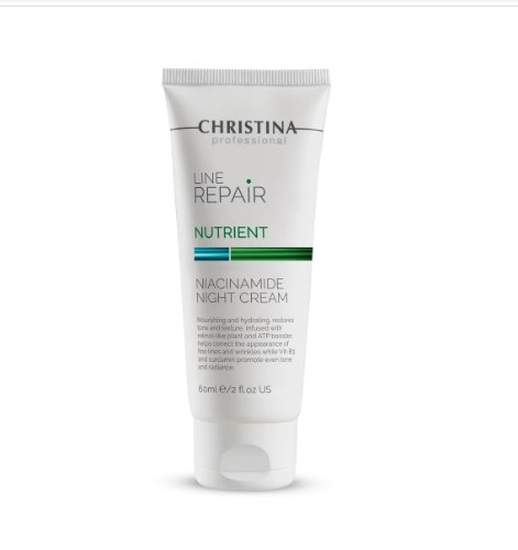 קרם לילה להמרצת העור  60 מ"ל Christina Nutrient Niacinamide Night Cream