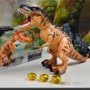 כתום - רובוט דינוזאור יורק אש ומטיל ביצים DinoBOT