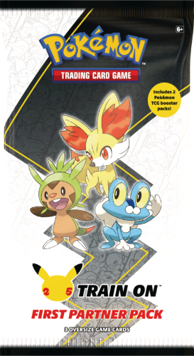 קלפי פוקימון חגיגות 25 שנה Pokémon TCG: 25th Anniversary First Partner Pack: Kalos
