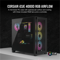 מארז מחשב Corsair 4000D RGB Airflow