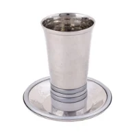 סט כוס קידוש דגם 3 טבעות