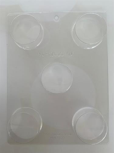 תבנית פלסטיק עיגולים אוראו