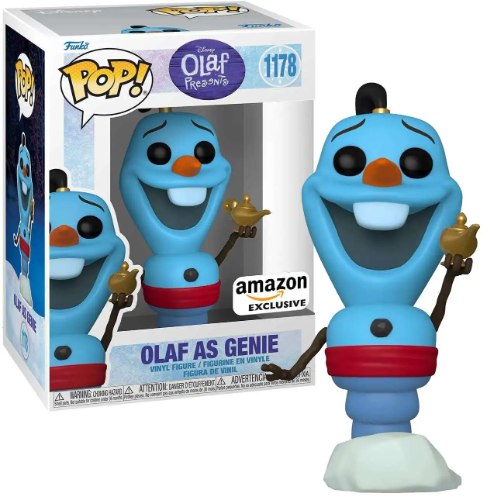בובת פופ Funko Pop! Disney: Olaf Presents - Olaf As Genie #1178 - Amazon Exclusive