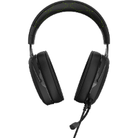 אוזניות גיימינג CORSAIR HS50 PRO STEREO GAMING HEADSET - ירוק