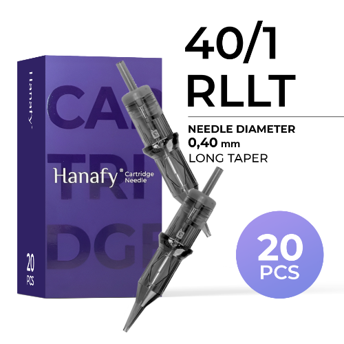 סט 20 מחטים HANAFY 40/1 RLLT