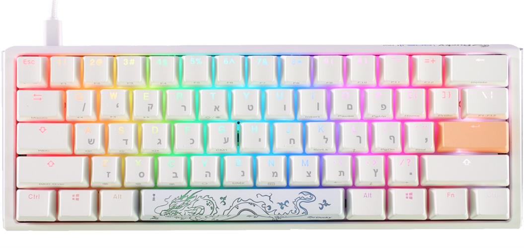 מקלדת מכנית מבית דאקי Ducky One 3 Mini White