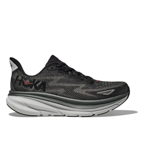 Hoka Clifton 9 נעלי ספורט גברים הוקה קליפטון 9 בצבע שחור/שחור אורביט | HOKA גברים