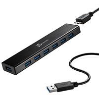 רכזת j5create USB-A 3.0 עם 7 חיבורים