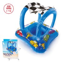 גלגל ים תינוק מכוניות עם גגון בקופסה