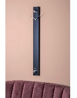 שעון קיר LONG SLIM - עץ שחור 90CM