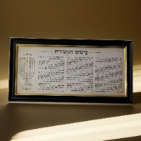 פיטום הקטורת במסגרת שחור זהב