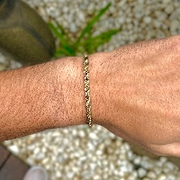 Gino bracelet Gold 4mm