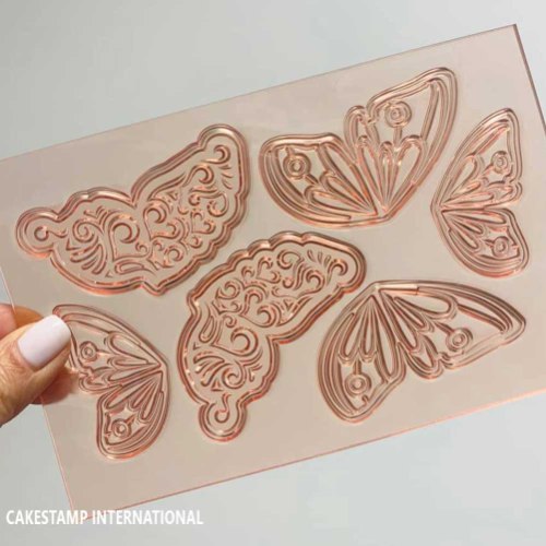 Multipurpose Butterfly shaped mold for cake toppers - chocolate - rice –  Coastal Creatives Collection