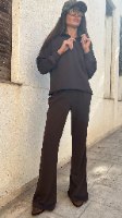 סט זיפר חום