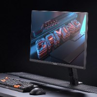 מסך גיימינג עם זרוע לשולחן GIGABYTE GAMING M32U 31.5" IPS UHD 144HZ 1MS ARM EDITION