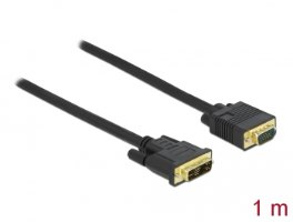 כבל מסך Delock Cable DVI 12+5 Male To VGA Male 1 m