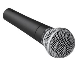 מיקרופון שירה Shure SM58 – חור עם כיתוב Shure SM58 גלוי פריט בודד