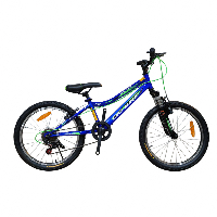 אופניים 20" BIG BIKE שלדה ברזל 7 הילוכים כחול בולם קדמי