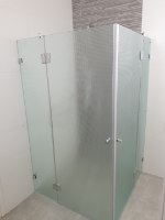 מקלחון פינתי  שני קבועים + שתי דלתות