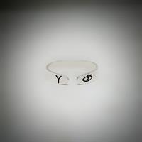 טבעת פס עבה-דקה פתוחה כסף 925/גולדפילד עם חריטה