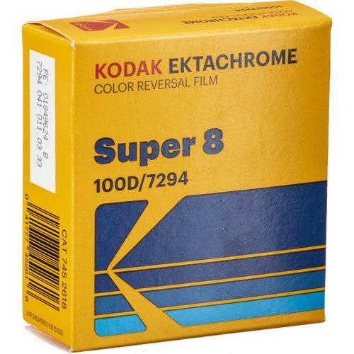 Kodak Ektachrome 100D Color Transparency Film Super 8mm סרט פוזיטיב צבע למסרטות סופר 8 מ"מ