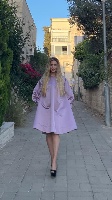 שמלת oversize purple lilac