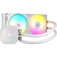 קירור נוזלי למעבד צבע לבן Corsair NAUTILUS 240 RS ARGB – מערכת קירור לבנה עם שני מאווררים ויחידת משאבה