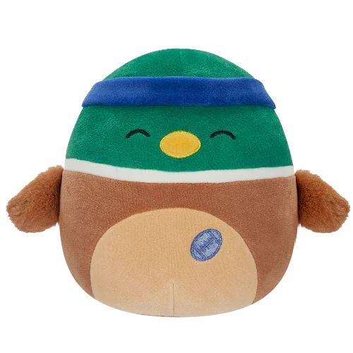סקווישמלו בובה כרית רכה אביריי הברווז הירוק שחקן רוגבי 20 ס"מ Squishmallows