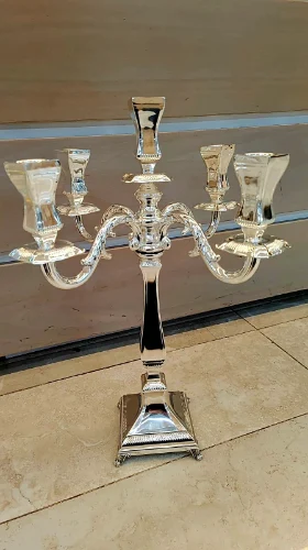 קנלדברה מורשת 9 קנים - דגם ויטל חלק -טבול בכסף