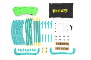 טרמפולינה 8 פיט 2.44 מטר| 2.20X2.44 | Xtreme air trampolin Bestway | קפיץ קפוץ| מק"ט 59102|