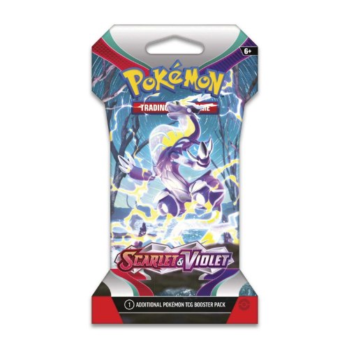 קלפי פוקימון חבילה מוסלבת Pokemon TCG Scarlet & Violet Sleeved Booster Pack