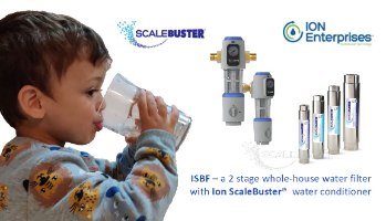 מרכך מים אקולוגי ®Ion ScaleBuster למניעת נזקי אבנית וקורוזיה