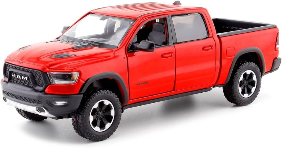 מוטורמקס דודג' ראם 1:27 – דגם אספנות איכותי RAM Rebel 1500 Crew 2019 Motormax Dodge