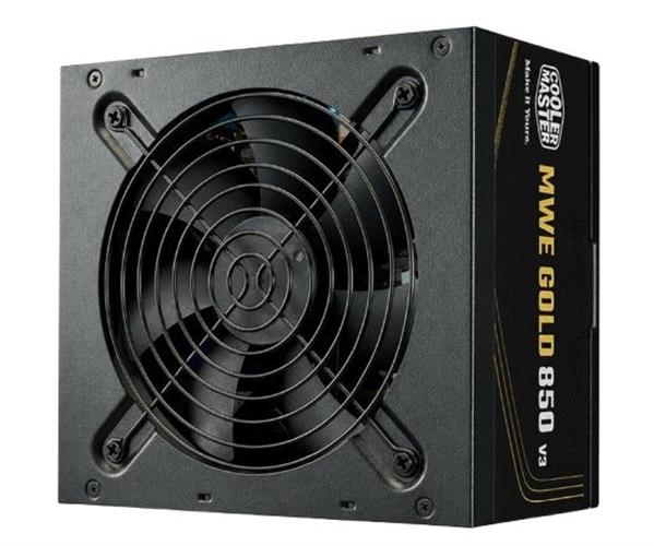 ספק כוח לא מודולרי Cooler Master MWE 80 Plus Gold 850 V3 850W