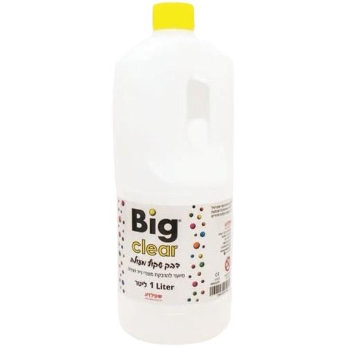 דבק ביג קליר 1 ליטר דבק שקוף Big Clear דבק שקוף מעולה