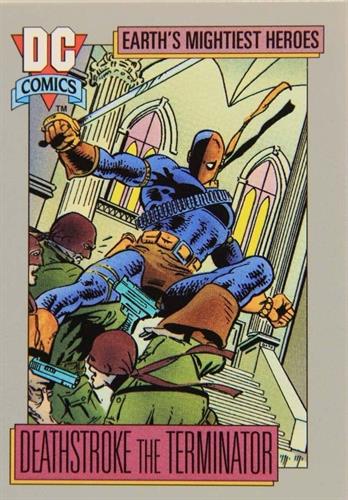 קלף בודד די.סי קומיקס DC Comics - Deathstroke's Power Staff - Earth's Mightiest Heroes - 44