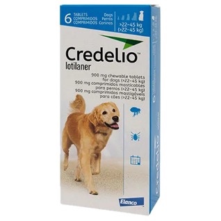 Credelio Chewable tablet for dogs 22-45 Kg for 6 months